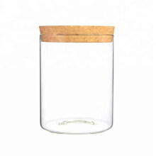 Cork Lid for Glass Kitchen Containers Storage for Food